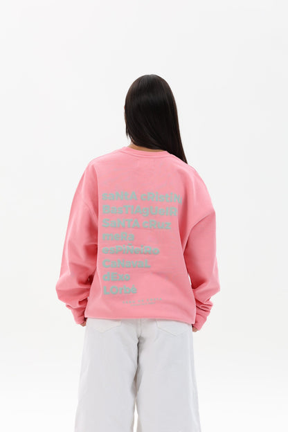 SUDADERA ROSA/CELESTE "OLEIROS"