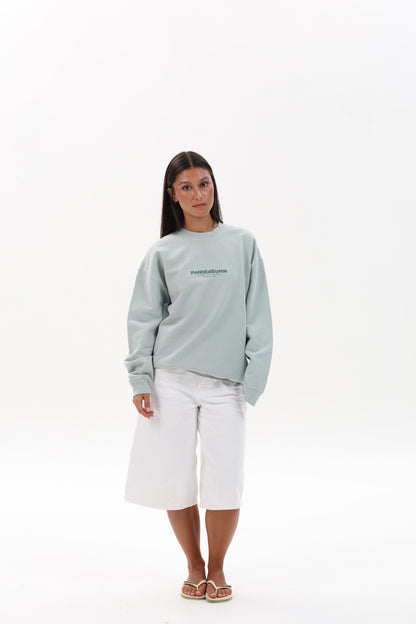 SUDADERA VERDE-AGUA/VERDE "PONTEDEUME"