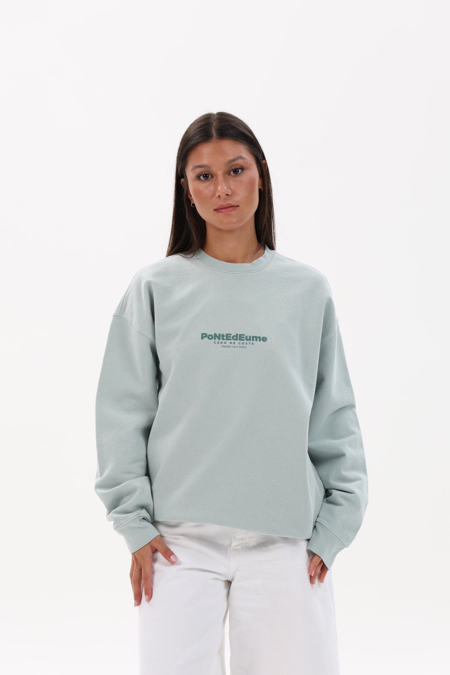 SUDADERA VERDE-AGUA/VERDE "PONTEDEUME"