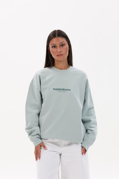 SUDADERA VERDE-AGUA/VERDE "PONTEDEUME"