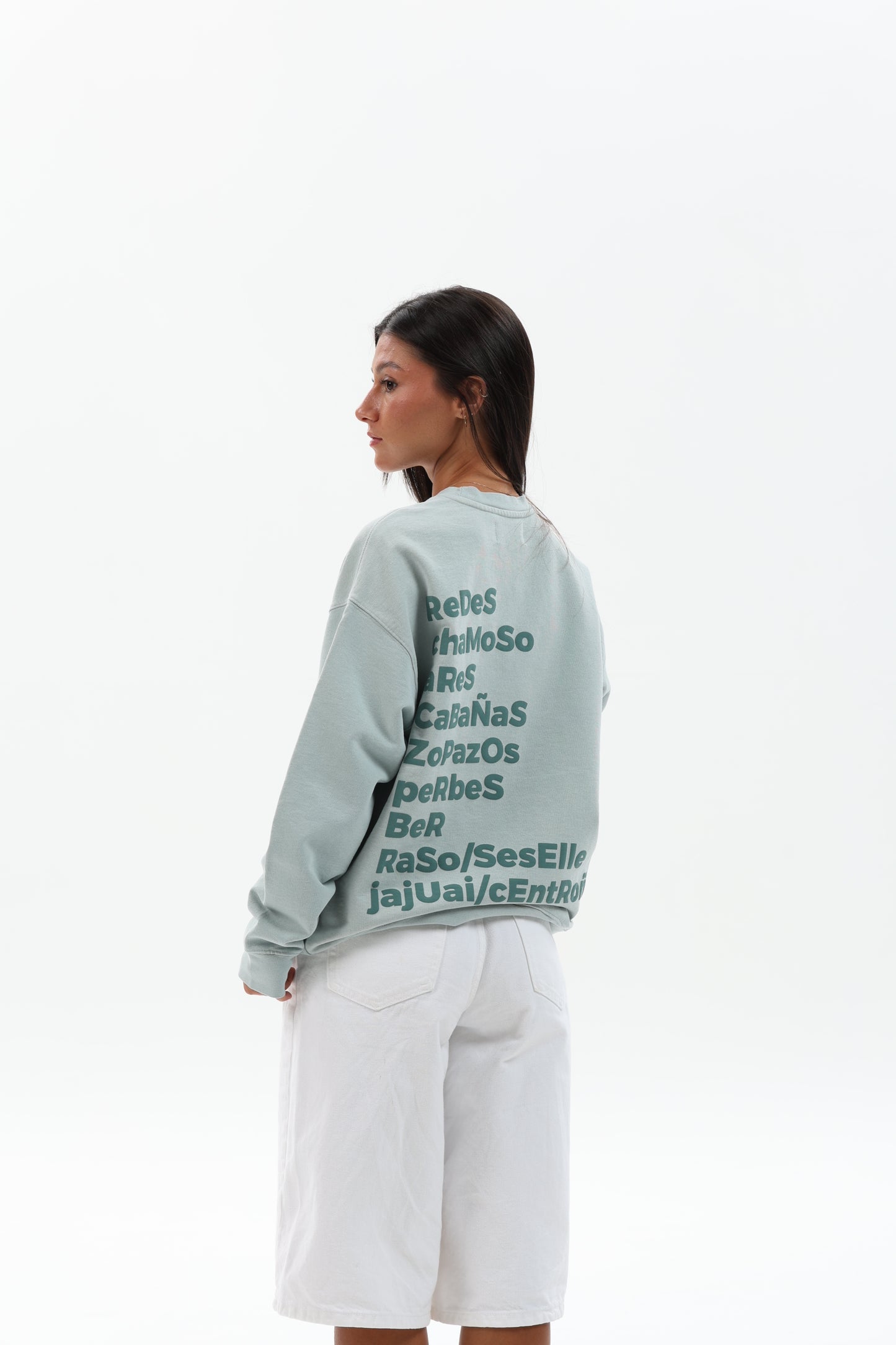 SUDADERA VERDE-AGUA/VERDE "PONTEDEUME"