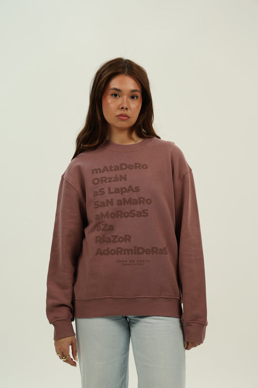 SUDADERA ROSA-KAFFA/KAFFA "PLAYAS A CORUÑA"