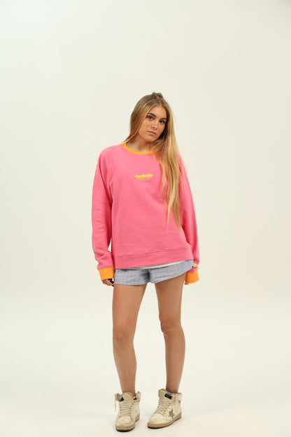 SUDADERA FUCSIA-RIPN/AMARILLO "OURENSE"