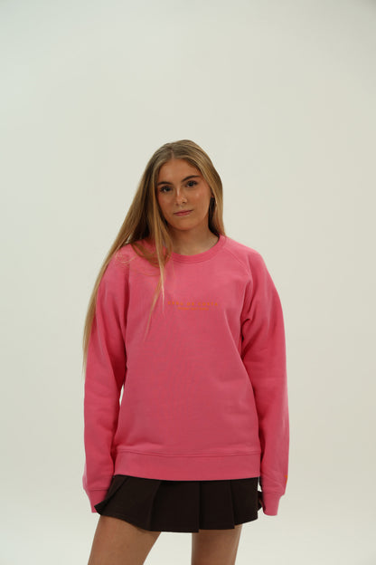 SUDADERA FUCSIA/NARANJA "VIGO"
