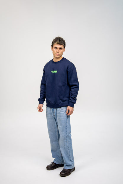NAVY/GREEN SWEATSHIRT "OS FAROS"
