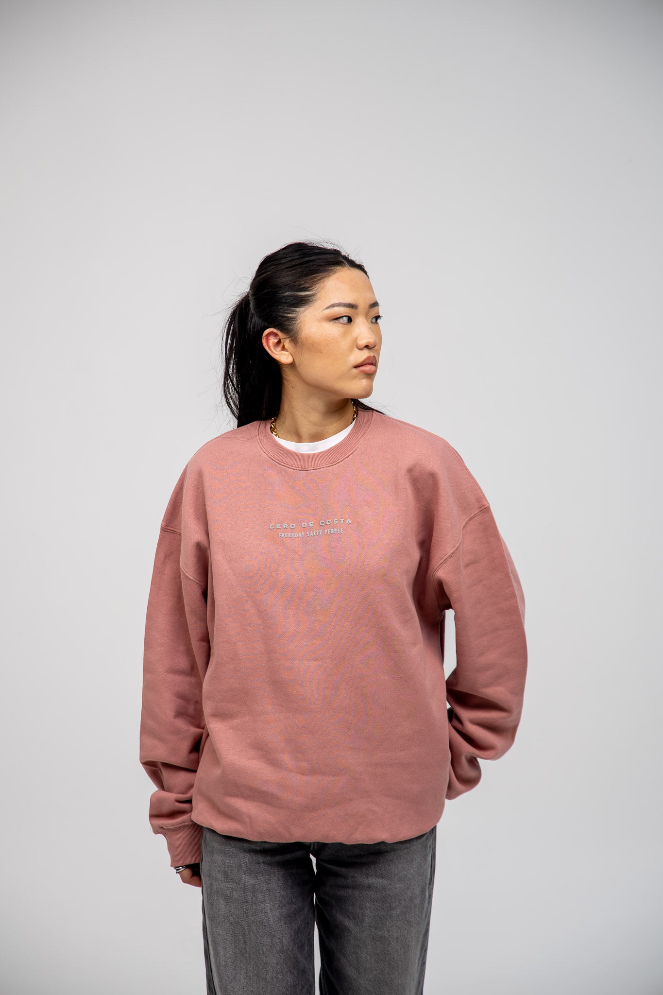 PINK/LIGHT BLUE "VIGO" SWEATSHIRT