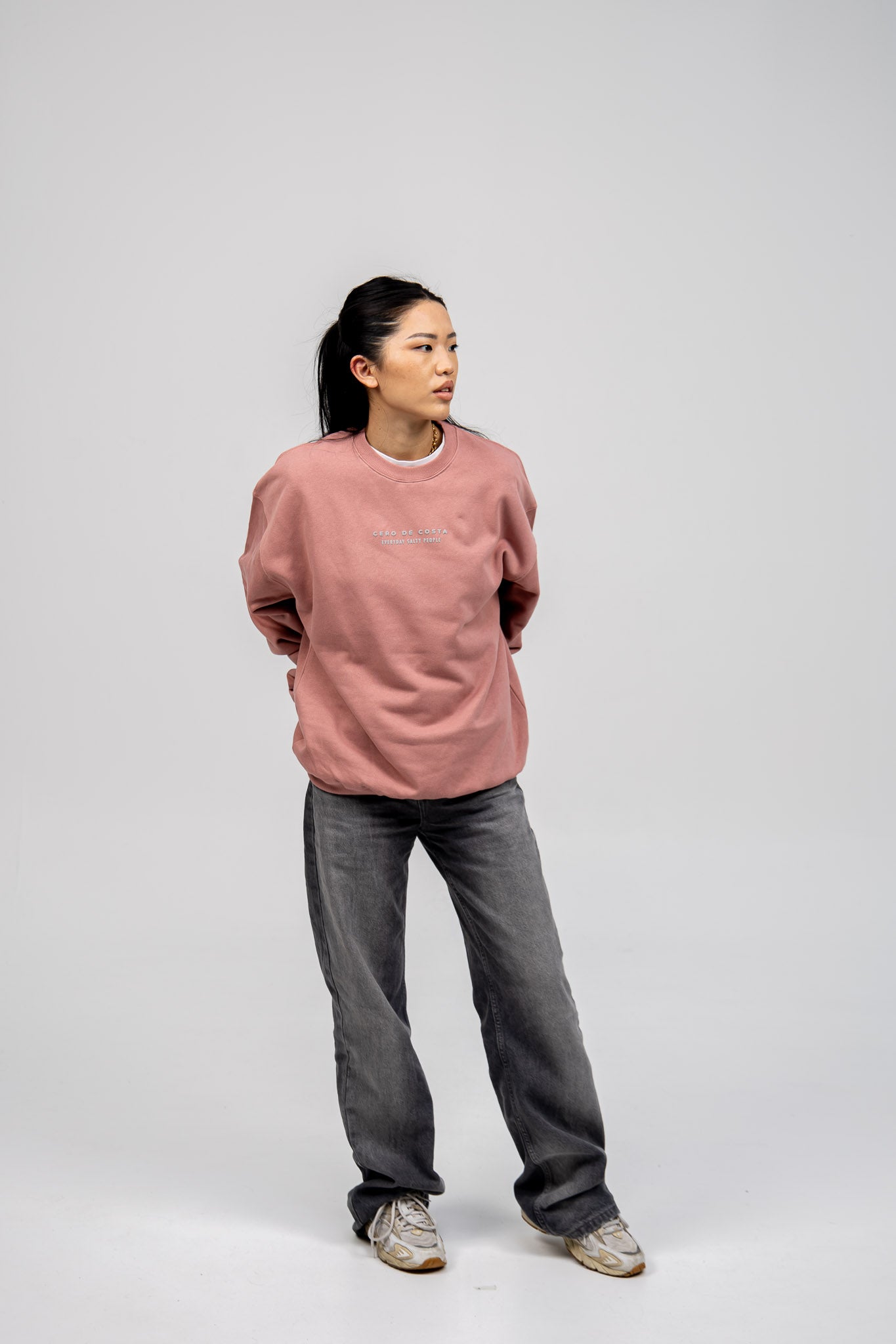 PINK/LIGHT BLUE "VIGO" SWEATSHIRT