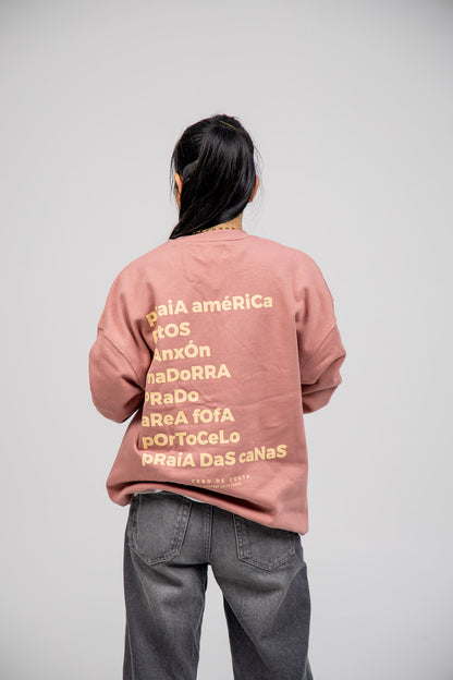 PINK/BEIGE SWEATSHIRT "PANXÓN"
