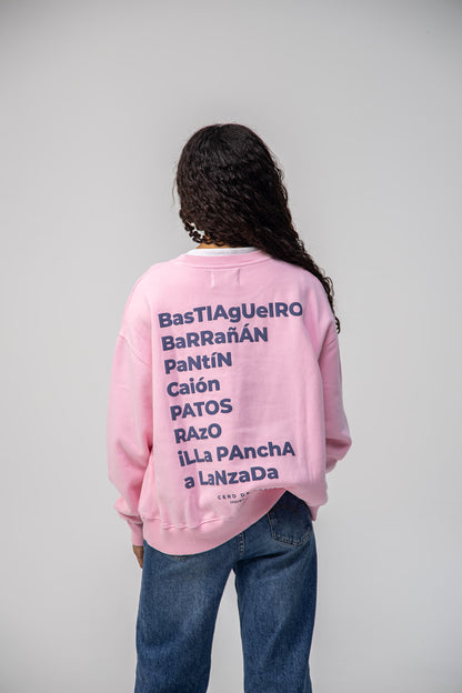 PINK/BLUE "SURF BEACHES" STAR SWEATSHIRT