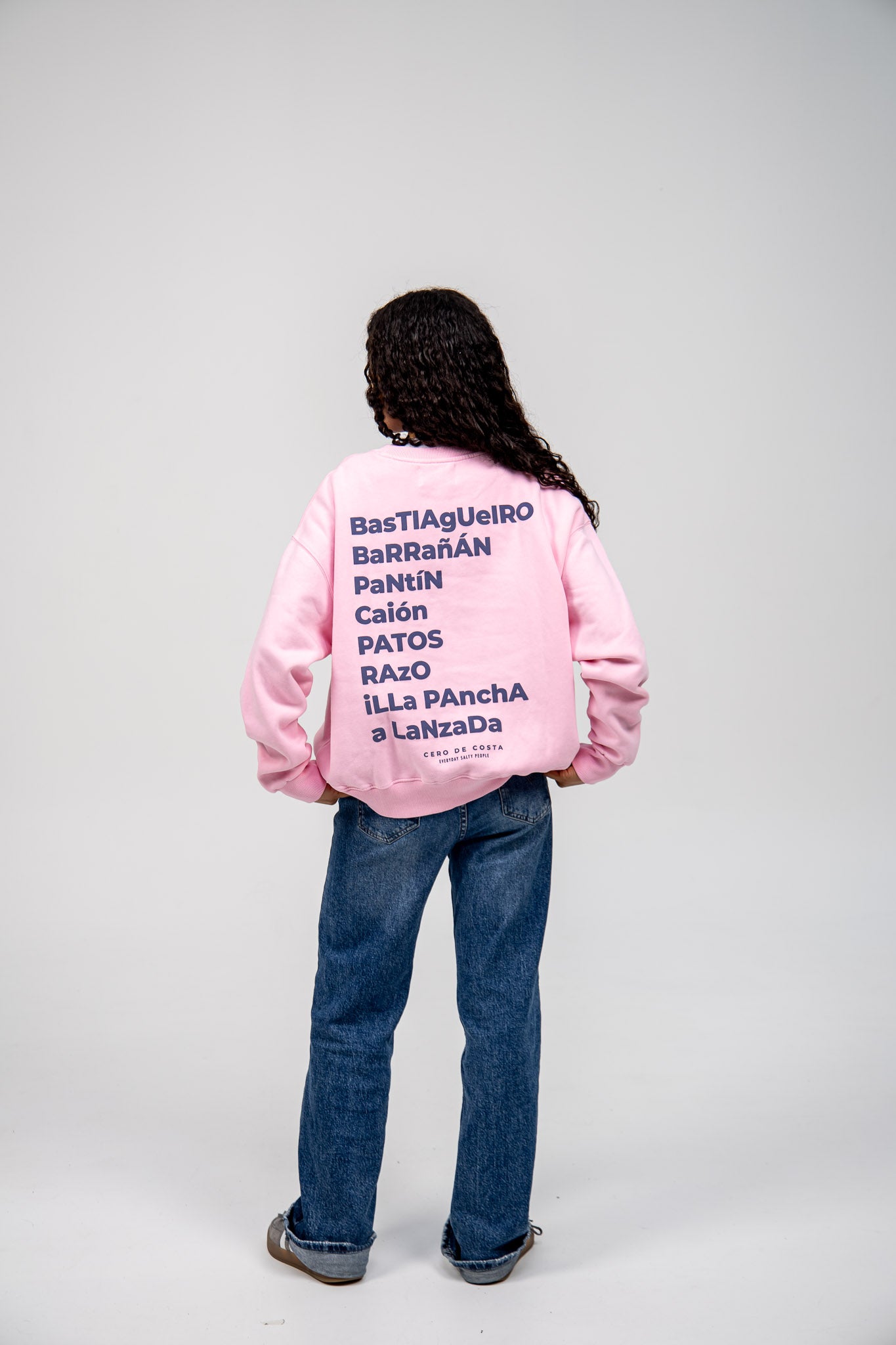PINK/BLUE "SURF BEACHES" STAR SWEATSHIRT