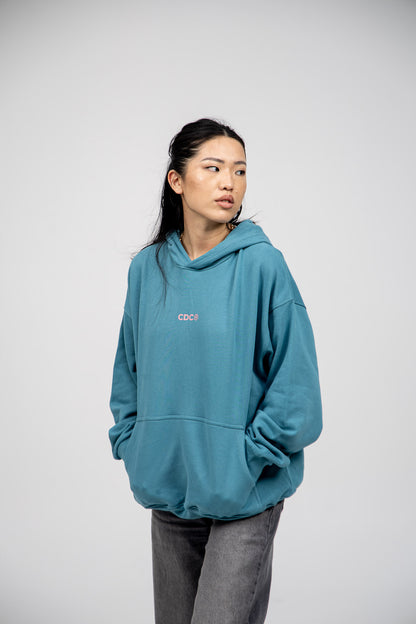BLUE/MARINO "NOT ONLY BEACH" HOODIE