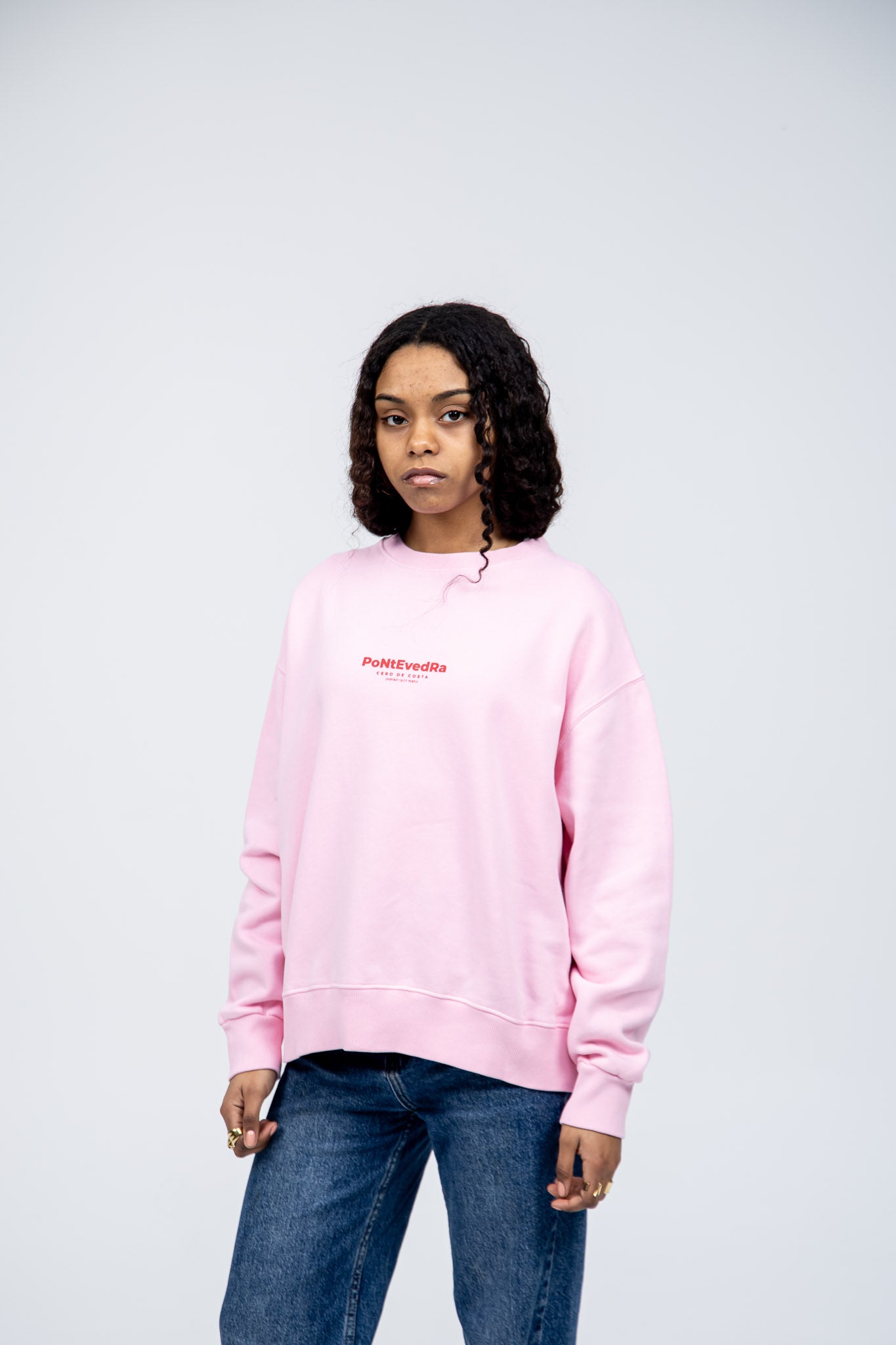 PINK/MAROON SWEATSHIRT "PONTEVEDRA"