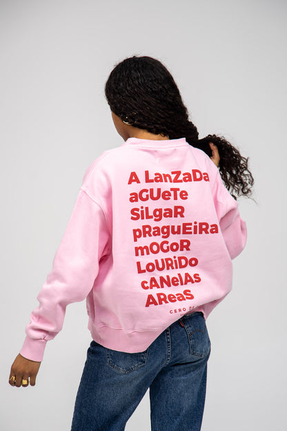 PINK/MAROON SWEATSHIRT "PONTEVEDRA"