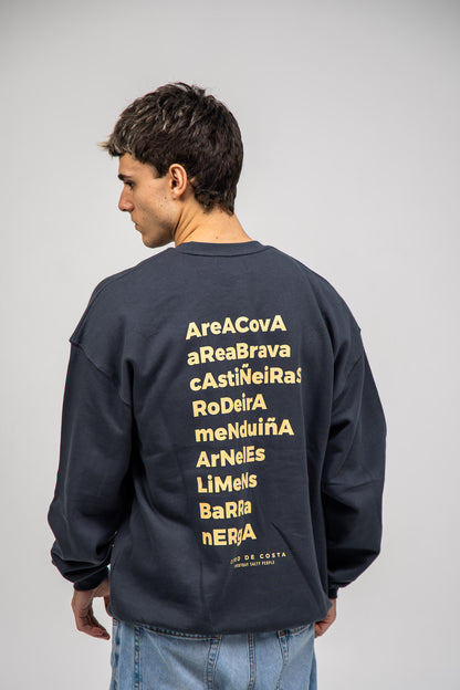 ANTHRACITE/YELLOW "MORRAZO" SWEATSHIRT