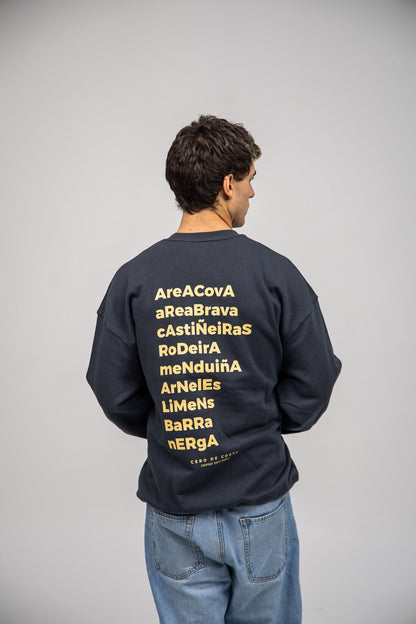 ANTHRACITE/YELLOW "MORRAZO" SWEATSHIRT
