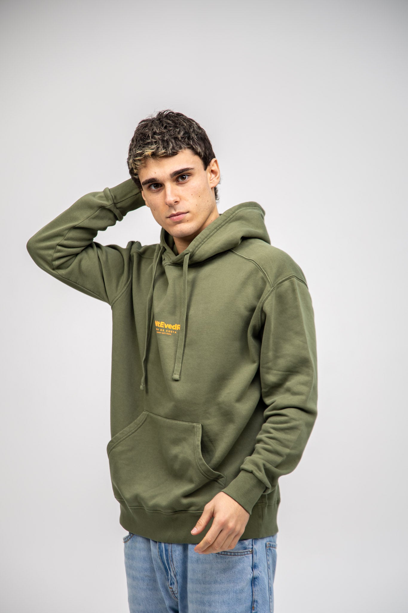 GREEN/ORANGE "PONTEVEDRA" HOODIE