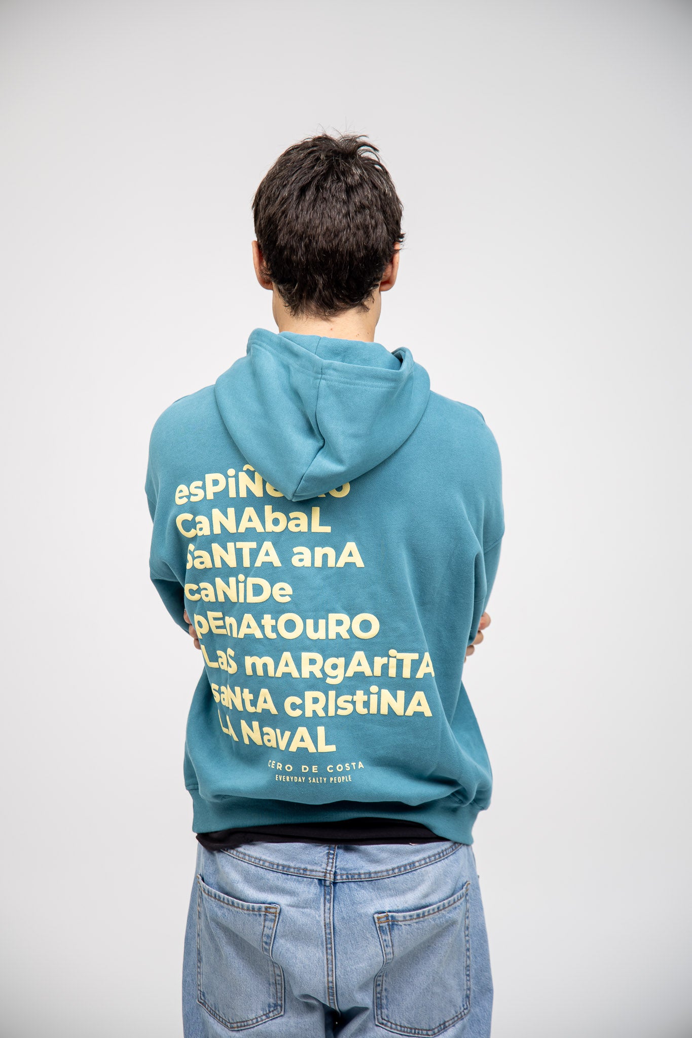 BLUE/LIGHT BLUE "MERA" HOODIE