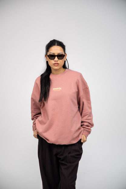 PINK/BEIGE SWEATSHIRT "OLEIROS"