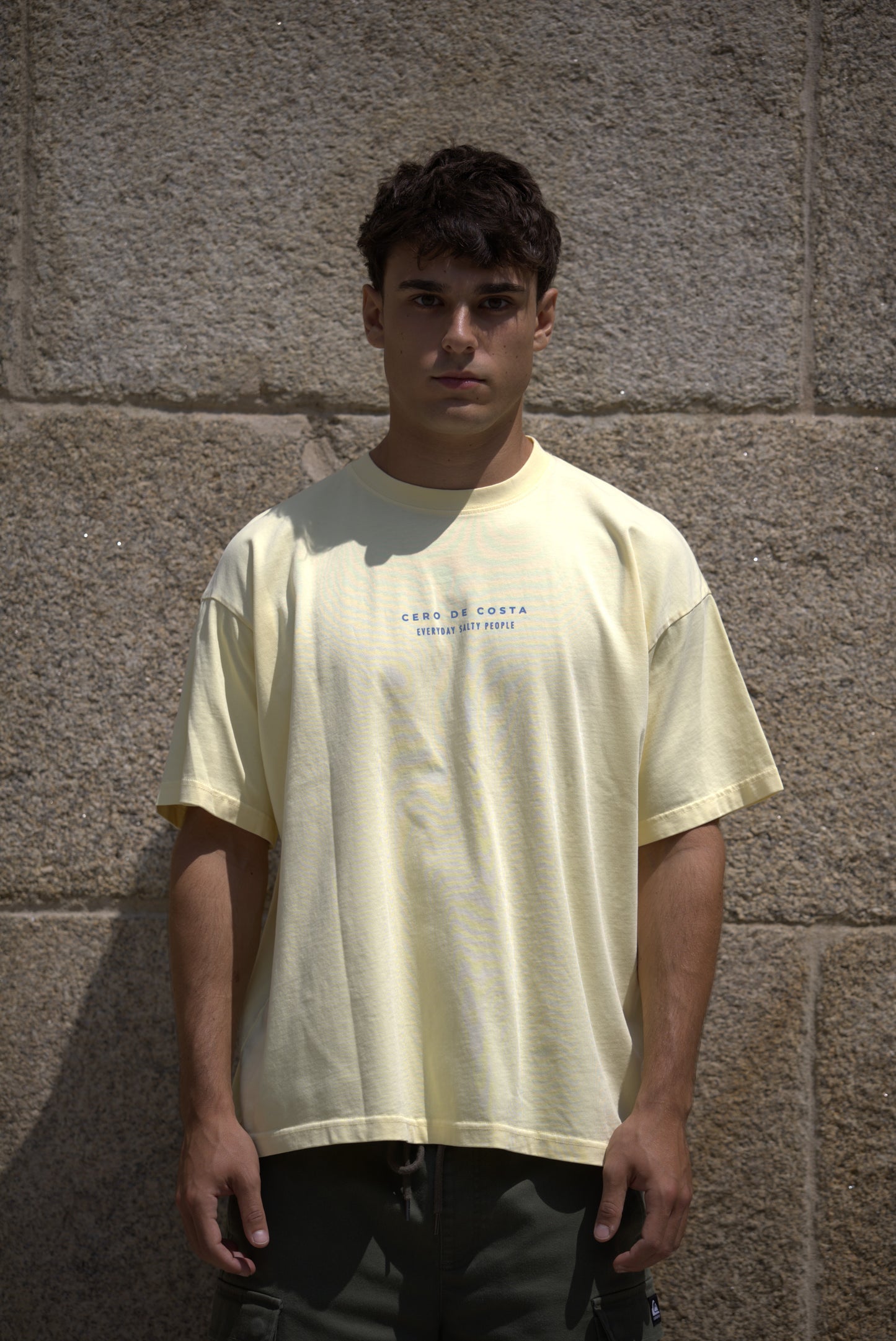 CAMISETA MANTEQUILLA/AZUL "PANXÓN"