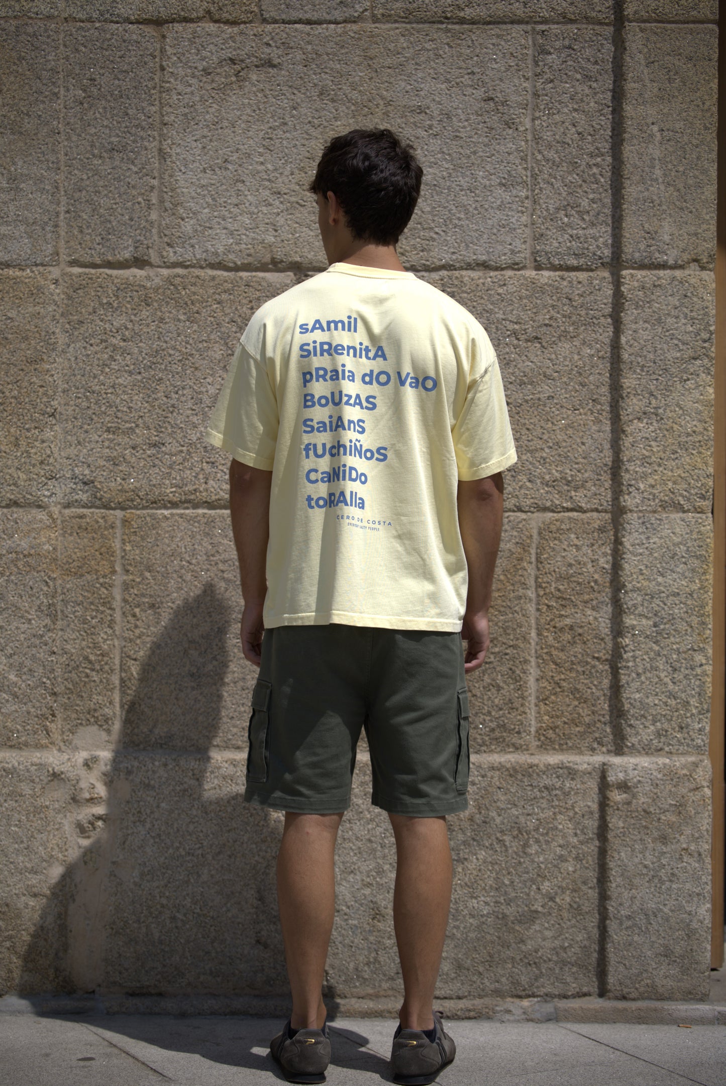 CAMISETA MANTEQUILLA/AZUL "PANXÓN"