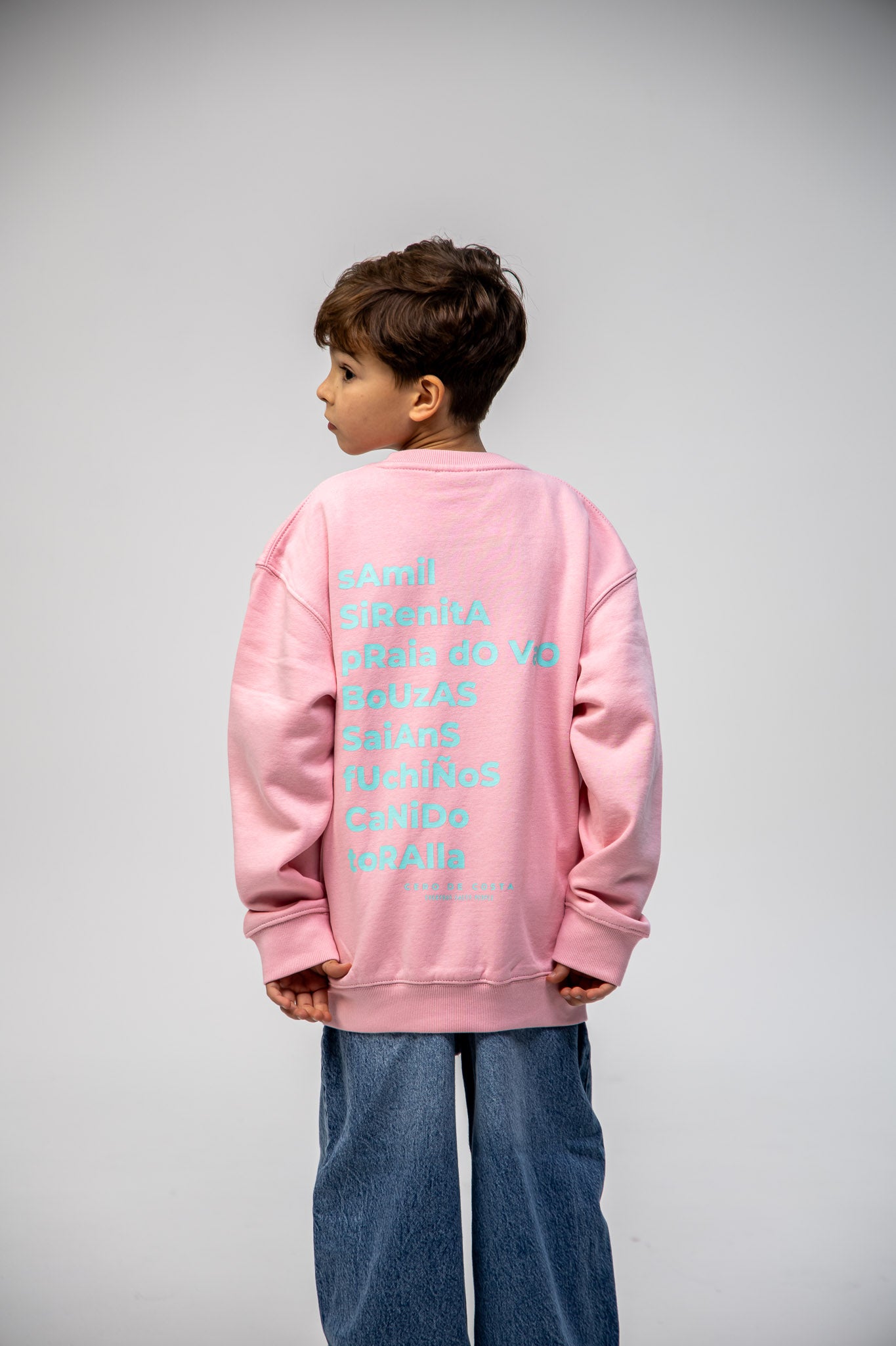 PINK/AQUA "VIGO" SWEATSHIRT STAR KIDS