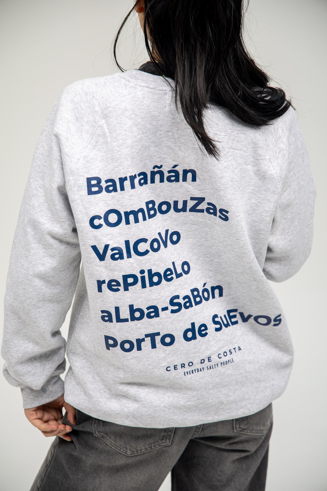 GREY/BLUE "ARTEIXO" SWEATSHIRT