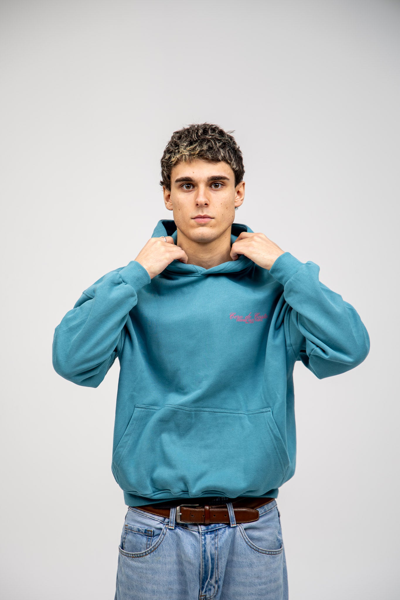 BLUE/MARINO STAR "SURF BEACHES" HOODIE