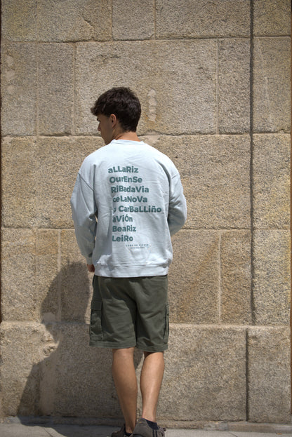 SUDADERA VERDE-AGUA/VERDE "OURENSE"