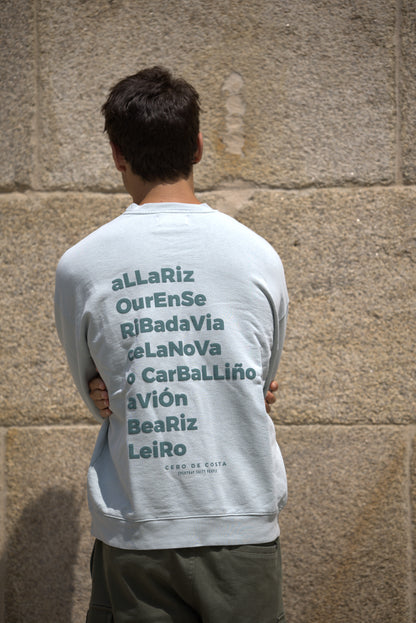 SUDADERA VERDE-AGUA/VERDE "OURENSE"