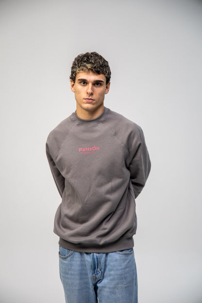 GREY/PINK "PANXÓN" SWEATSHIRT