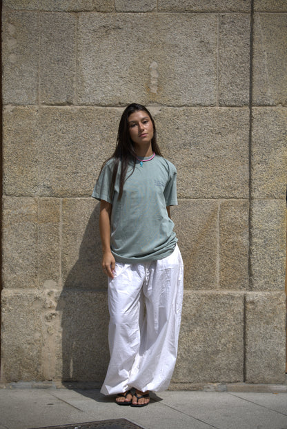 CAMISETA VERDE/AZUL "FIRMA"