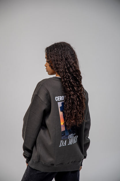 ANTHRACITE SWEATSHIRT/SC "COSTA DA MORTE PHOTO DREWKORME"