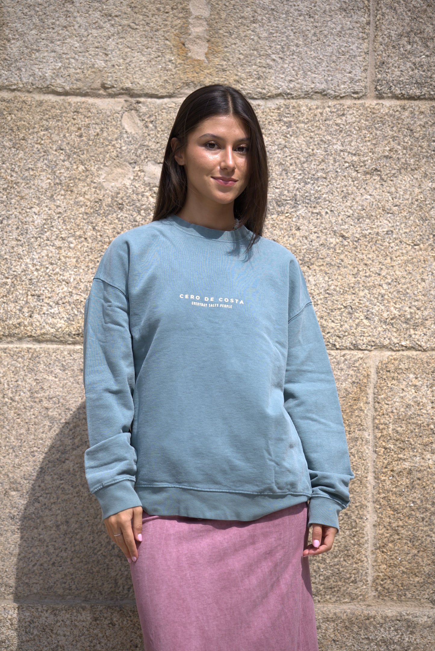 SUDADERA VERDE/BEIGE "VILAGARCÍA"