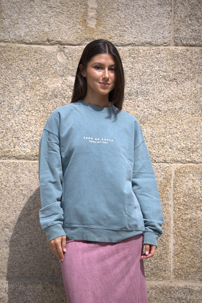 SUDADERA VERDE/BEIGE "VILAGARCÍA"