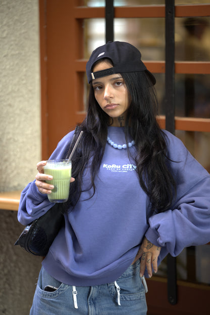 SUDADERA AZULÓN/CELESTE "KORU CITY"