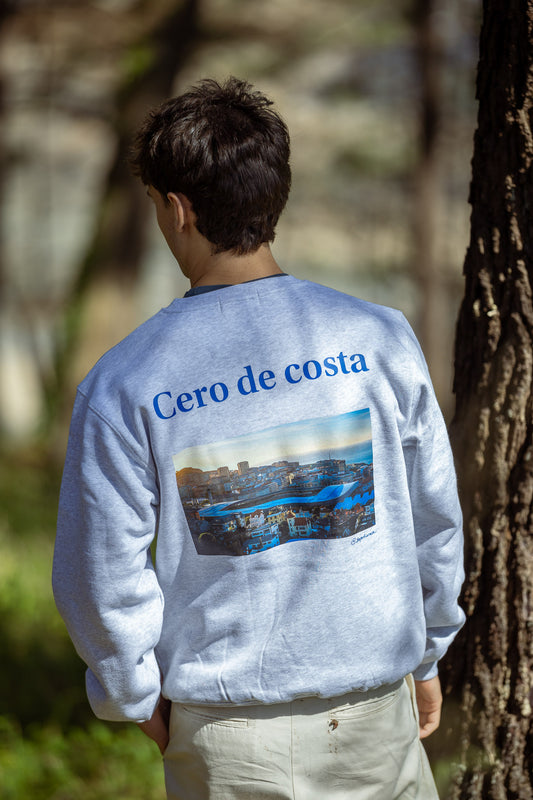 SUDADERA GRIS/AZUL "SOMOS DE PRIMERA"