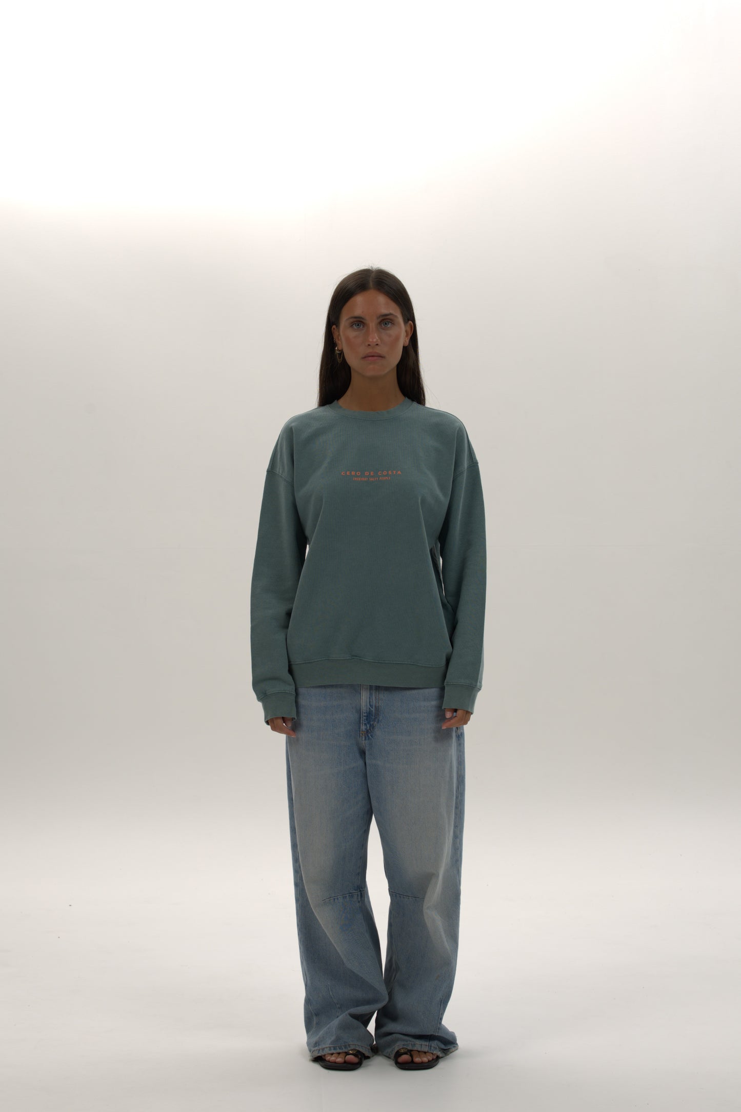 SUDADERA VERDE/ROSA "MORRAZO"