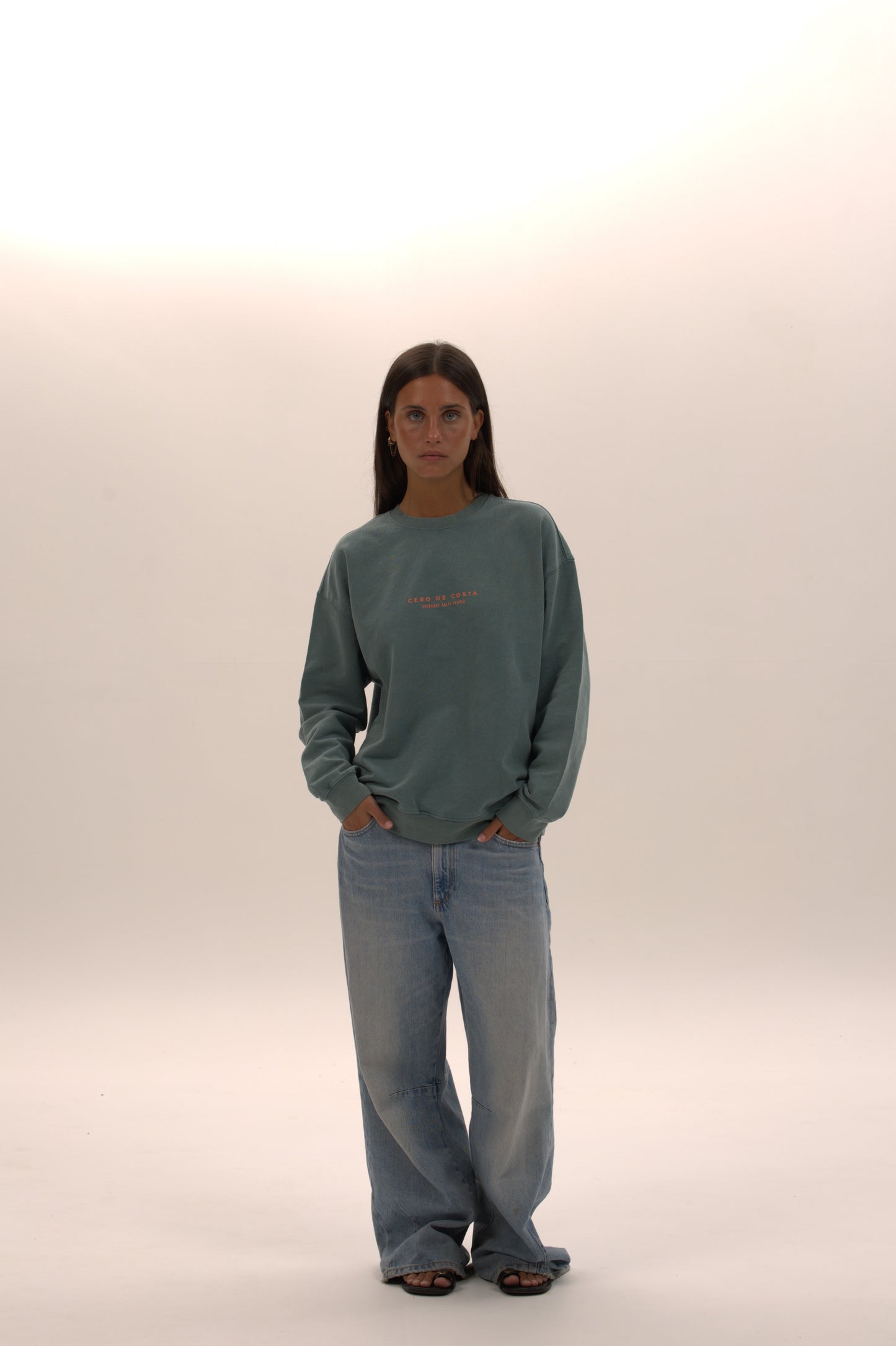 SUDADERA VERDE/ROSA "MORRAZO"