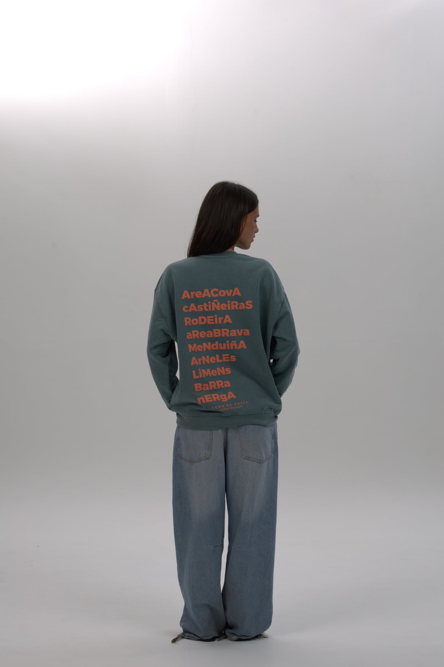 SUDADERA VERDE/ROSA "MORRAZO"