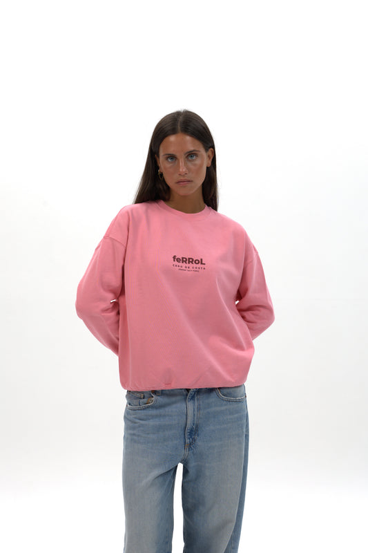 SUDADERA ROSA/GRANATE "FERROL"