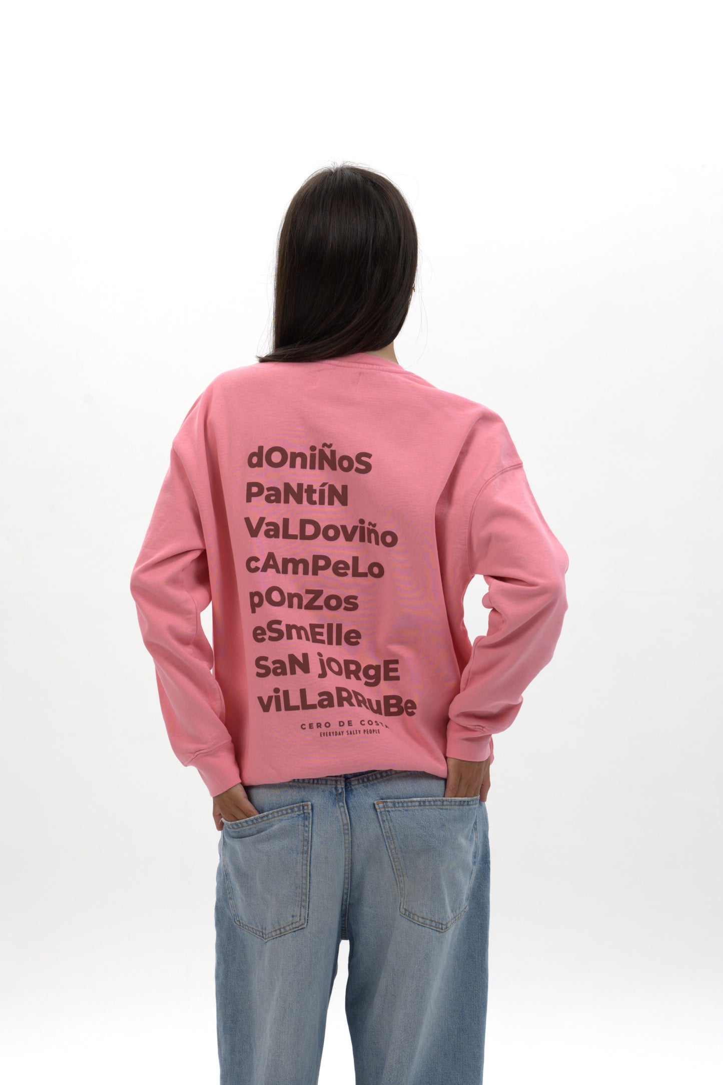 SUDADERA ROSA/GRANATE "FERROL"