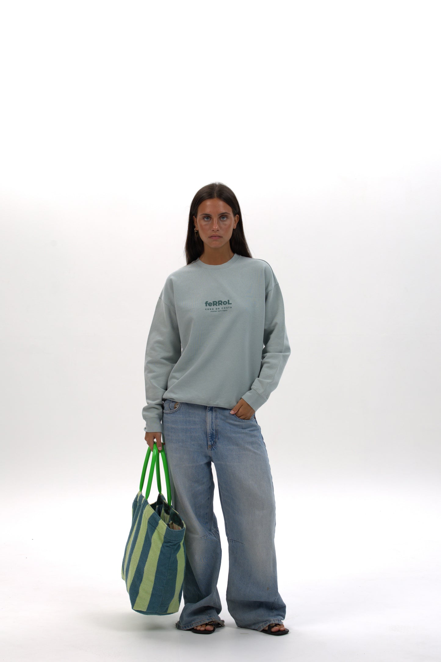 SUDADERA VERDE-AGUA/VERDE "FERROL"