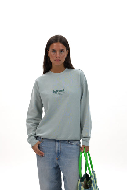 SUDADERA VERDE-AGUA/VERDE "FERROL"