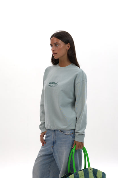 SUDADERA VERDE-AGUA/VERDE "FERROL"