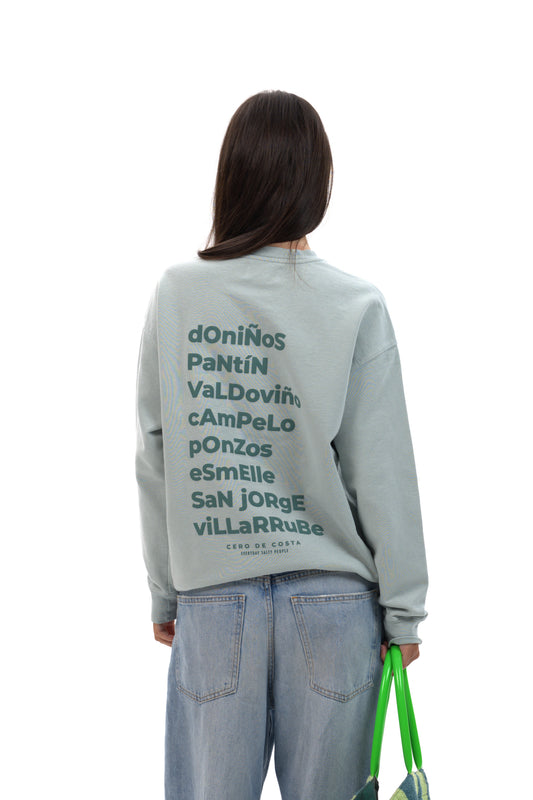 SUDADERA VERDE-AGUA/VERDE "FERROL"