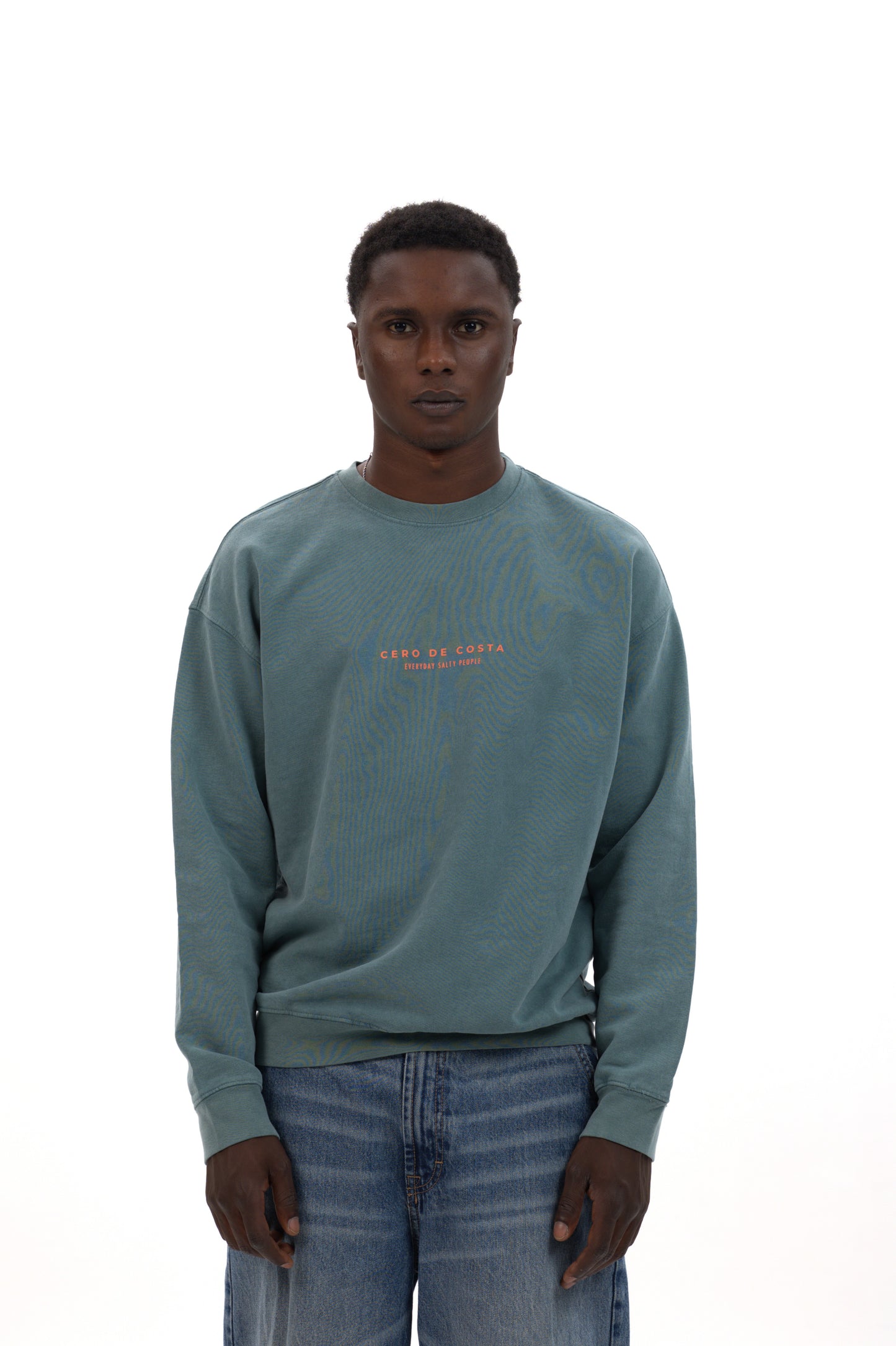 SUDADERA VERDE/ROSA "MOAÑA"