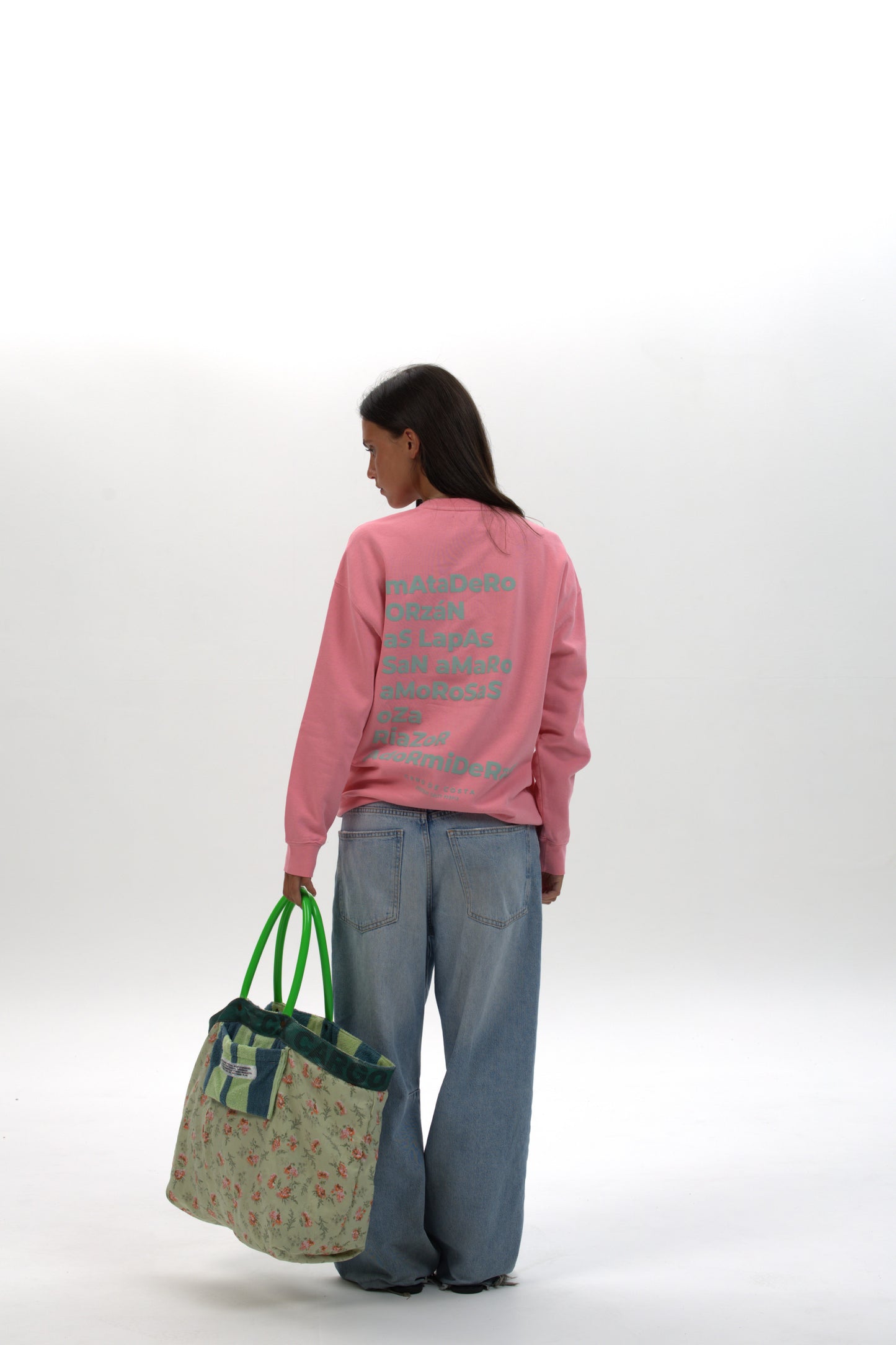 SUDADERA ROSA/CELESTE "LA CORUÑA"