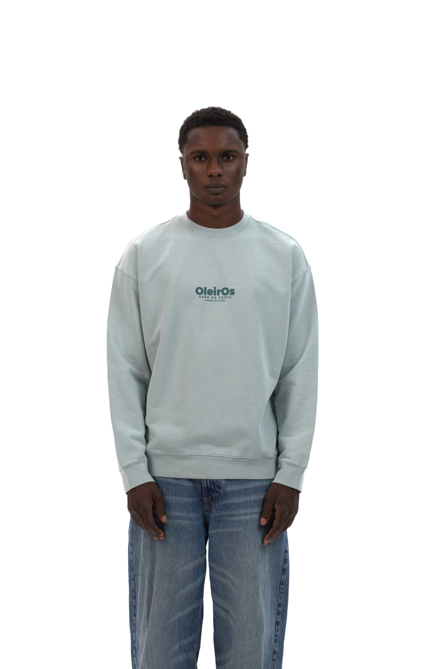 SUDADERA VERDE-AGUA/VERDE "OLEIROS"