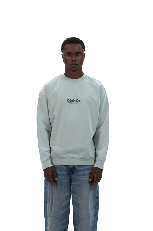 SUDADERA VERDE-AGUA/VERDE "OLEIROS"