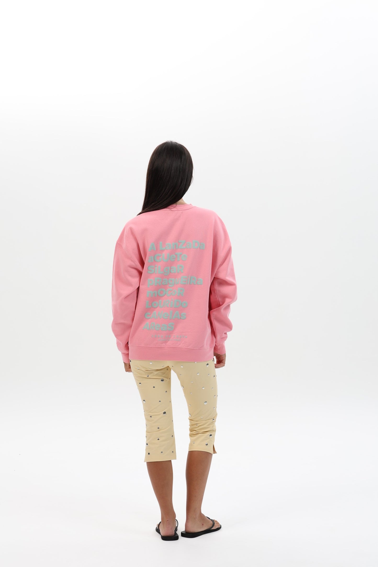 SUDADERA ROSA/CELESTE "PONTEVEDRA"